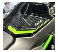 Autocollants en résine 3D protecteurs compatibles avec/remplacement pour Kawasaki Z 650 2025 Metallic Spark Black/Green (BK1) (protection des flancs réservoir (gauche et droite) ;)