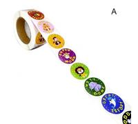 Autocollants En Rouleau D'Animaux Mignons Et Imperméables, 500 Pièces, Décalcomanies De Récompense Pour Enfants, Décor D'Ornement