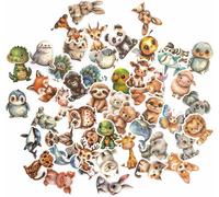 Autocollants en vinyle - DPCraft - Animaux mignons 4-6cm, 50pcs