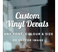 Autocollants en vinyle personnalisés, décalcomanies en vinyle personnalisées pour voiture & logo d'entreprise, peut personnaliser n'importe quel texte image, adhésif décoratif durable et résistant, ca