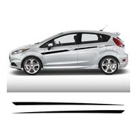 Autocollants en Vinyle pour Ceinture de Voiture, Bandes latérales de portières, Accessoires Graphiques de Course, pour Ford Fiesta ST200 Hatchback Sedan St RS