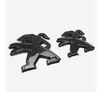 HEYCE Autocollants et décalcomanies de Voiture en métal 3D Emblem Badge T Logo fit pour P-eugeot 4008 2017 2018 2019, Noir