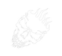 Autocollants et décalcomanies tête de mort,autocollants tête de mort pour camions | Autocollants réfléchissants pour voiture, motif tête de mort, imperméables | Bande décorative décorative en PVC, déc