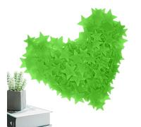 Autocollants Étoiles Phosphorescentes - Lot de 100 Stickers Fluorescents pour Plafond et Mur | Décoration Lumineuse pour Chambre d'Enfant | Étoiles Brillantes dans le Noir