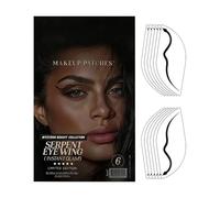 Autocollants Eyeliner | 6 Paires Longue Durée Imperméable Fournitures De Fête,Décalques De Maquillage Pour Les Yeux | Pour Cosplay Personnages Scène Spectacle Événements Fête Noël Vacances Voyage