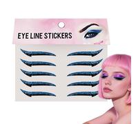 Autocollants Eyeliner Cils | Adhésif pour Patch à Paupières | Adhésif Tenue Longue Bandes Pour Sorties Danse Voyage Scène Mères