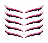 Autocollants Eyeliner Pour Femmes, Décalque Fard à Paupières Femme, Disque Maquillage Portable pour Voyage Spectacle Danse, 10 Pièces Résistant à l'Eau
