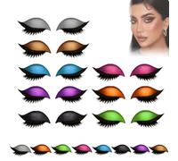 Autocollants faciles à appliquer pour fard à paupières, cils et fards à paupières paresseux en un, pas besoin de colle (toutes les couleurs)