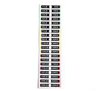 Autocollants faciles à identifier pour le retrait sans trace et marquage clair (5-120 kg (5-100 kg)