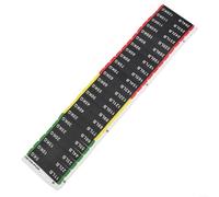 Autocollants faciles à identifier pour le retrait sans trace et marquage clair (5-120 kg (trou de 1 cm)