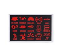 Autocollants fantaisie pour bouton inutilisé de voiture ou de camion, étiquette automobile amusante pour bouton de tableau de bord, autocollants et décalcomanies d'intérieur de voiture ou de camion,