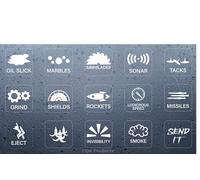 Autocollants fantaisie pour boutons inutilisés de voiture ou de camion - Décalcomanies pour interrupteur de console à bascule