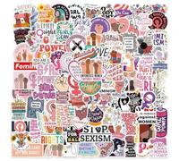 Autocollants Féministes Pour Les Droits Des Femmes, 100 Pièces/ensemble, Autocollants Imperméables En Vinyle, Autocollants De Puissance Pour Filles, Autocollants De Sensibilisation Pour Femmes, Décor