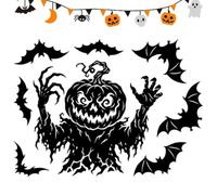 Autocollants Fenêtre Halloween Décoration autocollante miroir et
