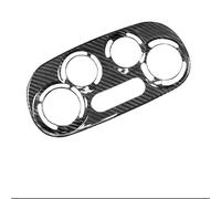 Autocollants Fibre Carbone Pour Bouton De Climatisation De Voiture Pour Fiat 500 Pour Abarth Housse Protection Accessoires De Modification Intérieure MENSUNUBNM(Style A)