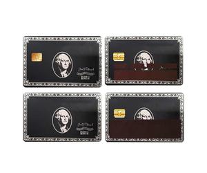Autocollants fins et imperméables pour carte de crédit, 0,1 cm, amusants et fonctionnels, sans bulles, application facile, cartes élégantes pour prêt, financement et identifiants clés