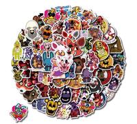 Autocollants Five Nights at Freddy's, décorations de porte pour Noël, LOT D'OBJETS DÉCORATIFS