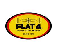 Autocollants Flat 4 - Lot de 3