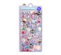 Autocollants flottants 3D - 7,87 x 3,74 pouces pour scrapbooking | Autocollants de dessin animé en PVC, pour cahiers, manuels, tablettes, d'eau | Jouets lumineux pour filles mignonnes, autoco