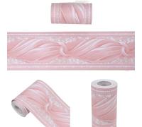 Autocollants for bordure de papier peint, carreaux de taille autocollants en PVC for mur de pièce pastorale (B1007, 10 m x 10 cm)(B1003,10M X 10CM)