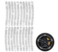 Autocollants for Moyeux De Roues Incrustés De Diamants, Accessoires Extérieurs Professionnels for Automobiles, Enjoliveurs, Servant D'avertissement(20 pieces,Style A)
