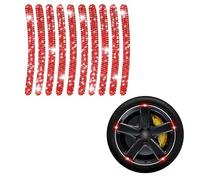 Autocollants for Moyeux De Roues Incrustés De Diamants, Accessoires Extérieurs Professionnels for Automobiles, Enjoliveurs, Servant D'avertissement(10 pieces,Style C)