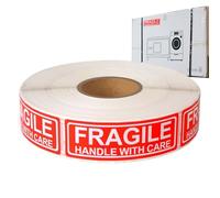 Autocollants fragiles | Étiquettes d'avertissement adhésives pour boîtes, articles cassables, étiquettes d'avertissement pour verrerie, électronique, meubles, œuvres d'art, livraison à domicile