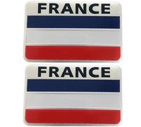 Autocollants français 2pcs 3d National France Flag Car décalsiocytes de voiture auto-adhésive Logo autocollants pour voitures Casque de 3,2x2 pouces Style 1