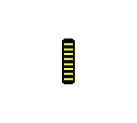 Autocollants garde-boues arrière RRP ProGuard Jaune