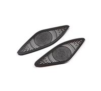 Autocollants Garniture Filet De Haut-parleur Pilier A Intérieur En Alliage D'aluminium Pour Benz GLA H247 GLB X247 Classe B W247 2020 Accessoire Voiture Interieur(Noir)