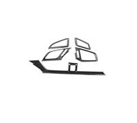 Autocollants Garniture Poignée De Porte Intérieure Voiture En ABS Avec Trous Pour Haut-parleurs Pour Civic Pour Hatchback 2020-2021 Accessoire Voiture Interieur(5pcs outlet cover)