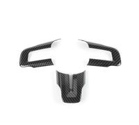 Autocollants Garniture Volant Voiture Accessoires Décoration Intérieure Pour Ford Pour Mustang 2015-2023(Carbon)
