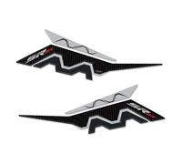 Autocollants gel 3D protection zone repose-pieds compatibles Aprilia Sr Gt 125 Et 200 noir