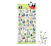 Autocollants gonflants 3D - Panda Fournitures de bricolage | Bricolage Animal Bubble Autocollants mignons pour filles adultes fête d'anniversaire carnet, bouteille d'eau, téléphone