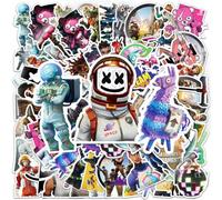 Autocollants Graffiti pour Jeu Vidéo,Doyomtoy 100 feuilles Autocollants pour Enfants Décoration Jeu Vidéo Autocollants Imperméables pour Guitare, Bagage, Voiture, Ordinateur Portable