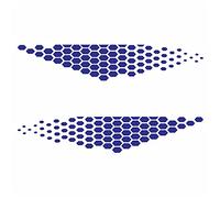 Autocollants graphiques pour carrosserie latérale de voiture Hexagone Pixel Cyber Bricolage Voiture Carrosserie Autocollant Universel Vinyle Imperméable PVC Autocollant Voiture Personnalisé