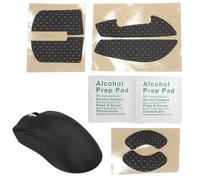Autocollants Grip pour Souris Pose Facile Résistant Longue Durée | Kit Nettoyant Grips Souris Antidérapants Absorbe la Transpiration pour Hommes Femmes Garçons Filles