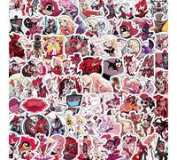 Autocollants Hazbins Angel Hotel, 103 Pcs Alastor Figurine Vinyle Stickers Imperméable Pour Fête, Scrapbooking Ordinateur Portable Skateboard Pour Étudiants Adolescents