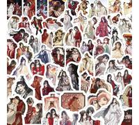 Autocollants Heaven Official Blessings, 100 Pcs Hua Cheng Xie Lian Figurine Vinyle Autocollant Imperméable Pour Fête, Scrapbooking Ordinateur Portable Skateboard Pour Adolescents