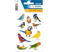 Herma Autocollants 15477 Oiseaux – 30 stickers Papier mat Autocollant permanent Coloré