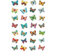 Herma Decorative Label Magic Butterflies, Glittery 1 Sheet