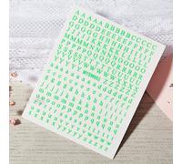 Autocollants Holographiques Avec Lettres Romaines Pour Nail Art",D¿¿Calcomanies Adh¿¿Sives,Alphabet,Ancien Anglais,Gothique,Curseur De Manucure,"10x8cm #V