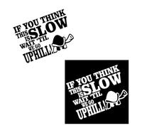Autocollants humoristiques pour voiture Funny Turtle Autocollant humoristique pour véhicule If You Think This Is Slow 17 x 12 cm