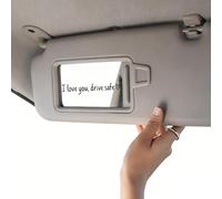 Autocollants I Love You Drive Safe Lot de 9, Stickers Cœur Vinyle Imperméables Rétroviseur Voiture Accessoire de voiture Décalcomanies Réutilisables pour Ordinateur Portable Tasse Cadeau