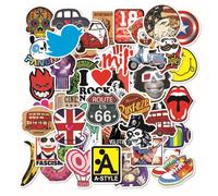 Autocollants Imperméables Avec Différents Motifs, Pack De 100