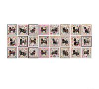 Autocollants imperméables en PVC pour carrelage avec motif mosaïque rose chat coloré pour décoration de cuisine et salle de bain