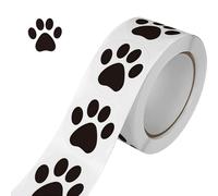 Autocollants indéchirables en forme de patte de chien, résistants à l'eau, décoration sûre pour bureau, accessoires pour animaux domestiques, projets artistiques