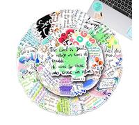 Autocollants inspirants, autocollants des Écritures | Bible Verset Ordinateur portable S’accrocher | Autocollants de lettres imperméables, fournitures de journal, accessoires décoratifs