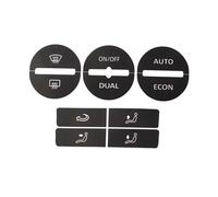 Autocollants intérieur boutons Compatible Avec VW Pour GOLF Mk5 2004-2008 Autocollant De Réparation De Bouton De Climatisation Pour Voiture