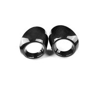 autocollants intérieurs Couverture Dure En Fiber De Carbone Véritable LHD, Autocollant De Sortie De Climatiseur De Voiture Pour Subaru BRZ 2021 2022 2023 2024 (Color : Black)